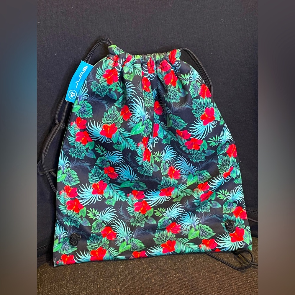 JLab Tropical Drawstring Bag – Lightweight & Vibrant